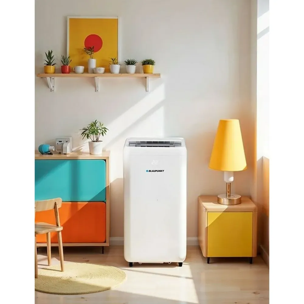 Преносим климатик Blaupunkt AGDBLFAN014 – 3500 W, охлаждане и изсушаване, WiFi управление