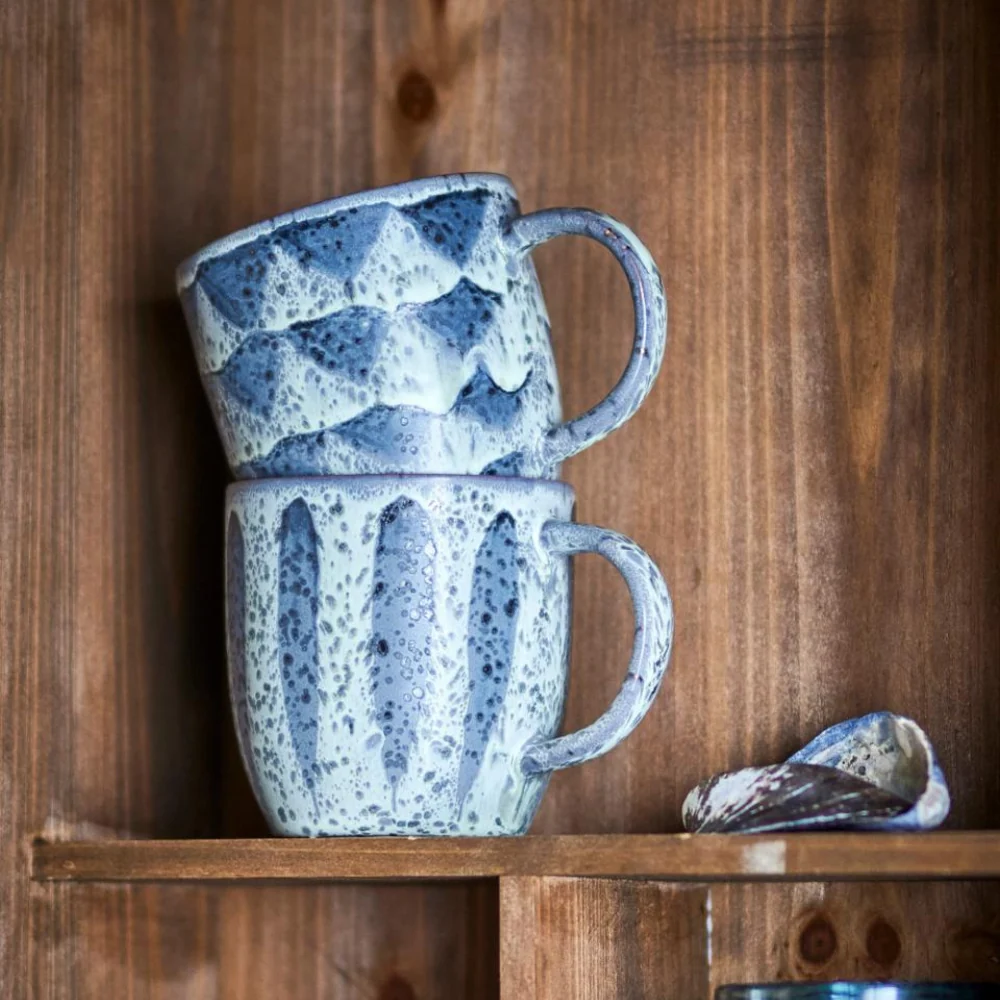 Bloomingville Комплект чаши Ramie Grey 2 броя.