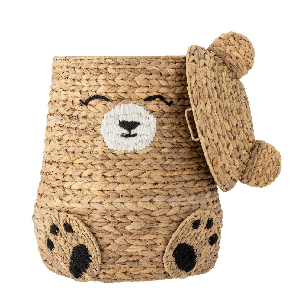 Bloomingville Кошница за играчки Timone nature, воден зюмбюл
