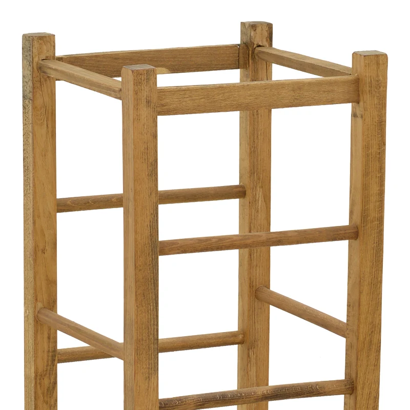 Табуретка без седалка BODIER орехово дърво35x35x78см