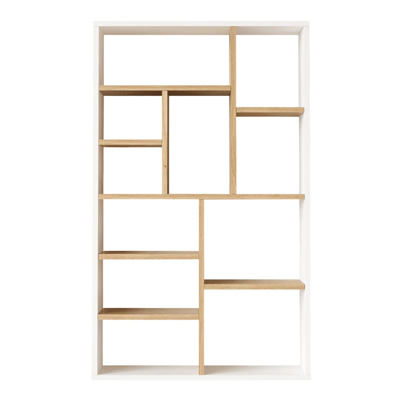 Библиотека Boteca естествен- бял цвят 75x22x123.6cм