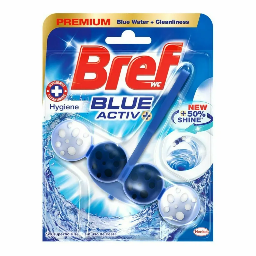 Освежител за тоалетна Bref Blue Activ Aqua Door Hanger 125 ml