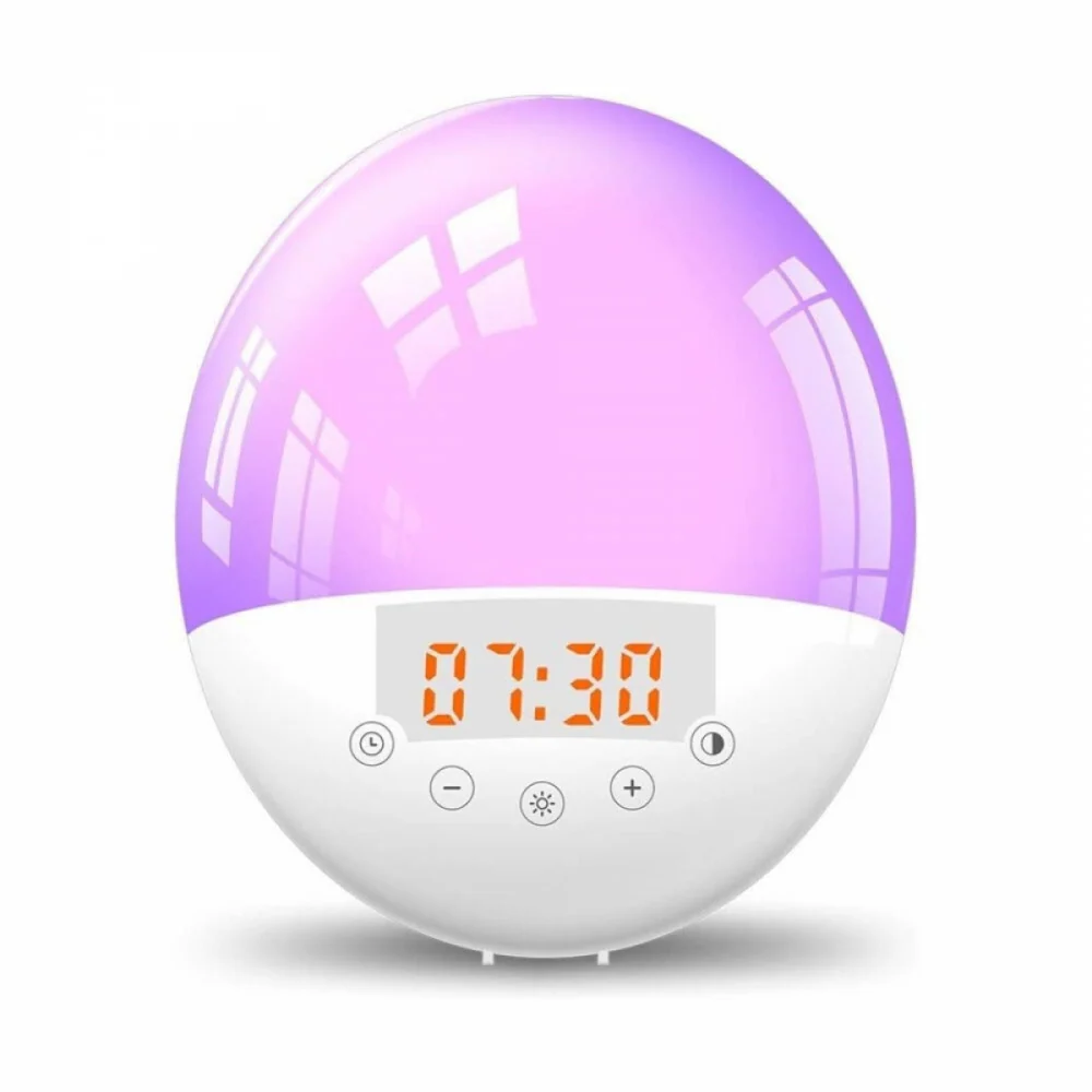 Bshop LED будилник с функция за събуждане със светлина - симулиран изгрев, събуждане с мечти