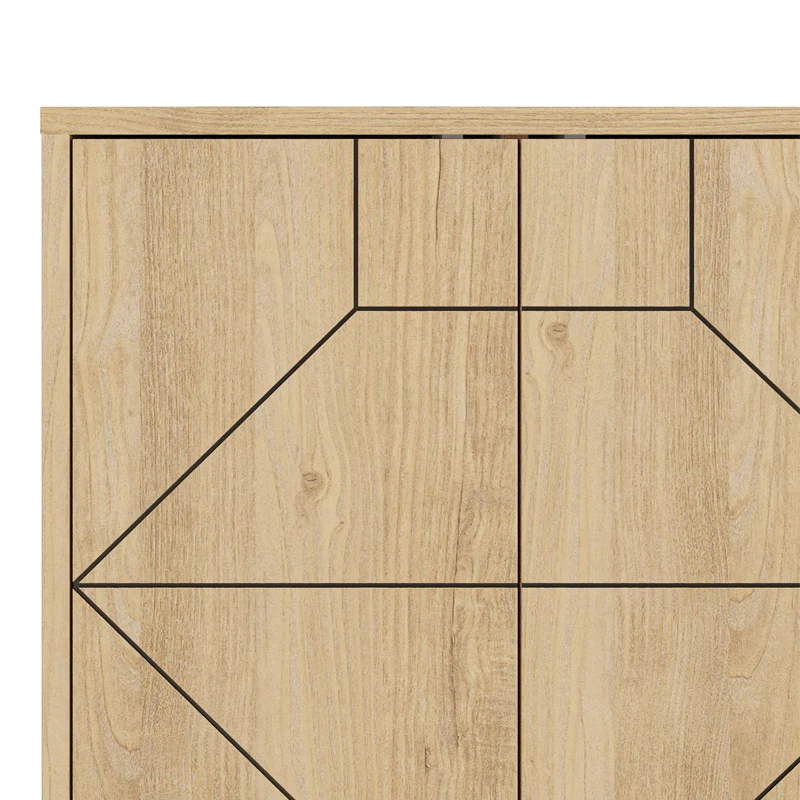 Бюфет Bufel в естествен цвят 181x35x77.4см