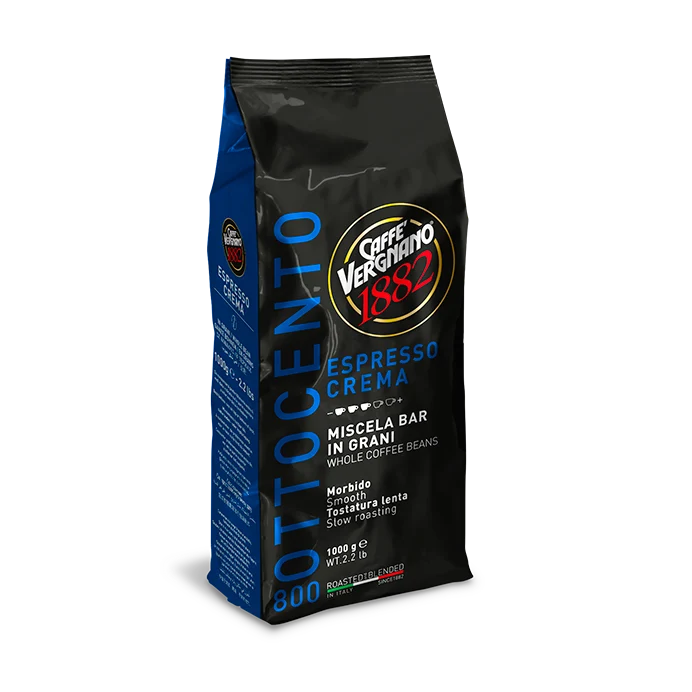 Caffè Vergnano Crema 800 кафе на зърна, 1 кг