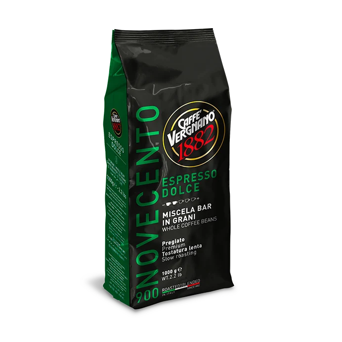 Caffè Vergnano Espresso Dolce 900 кафе на зърна 1кг