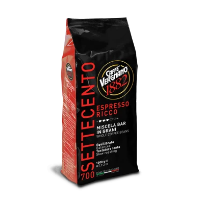 Caffè Vergnano Espresso Ricco 700 кафе на зърна 1кг
