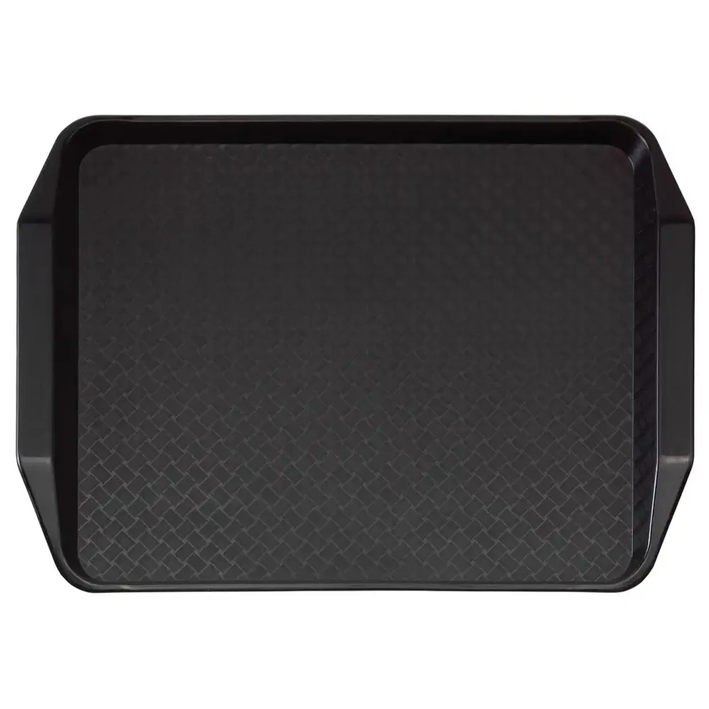 (24 броя) CAMBRO | Тава за бързо хранене - правоъгълна - 430x300mm - висок профил с дръжки - черна