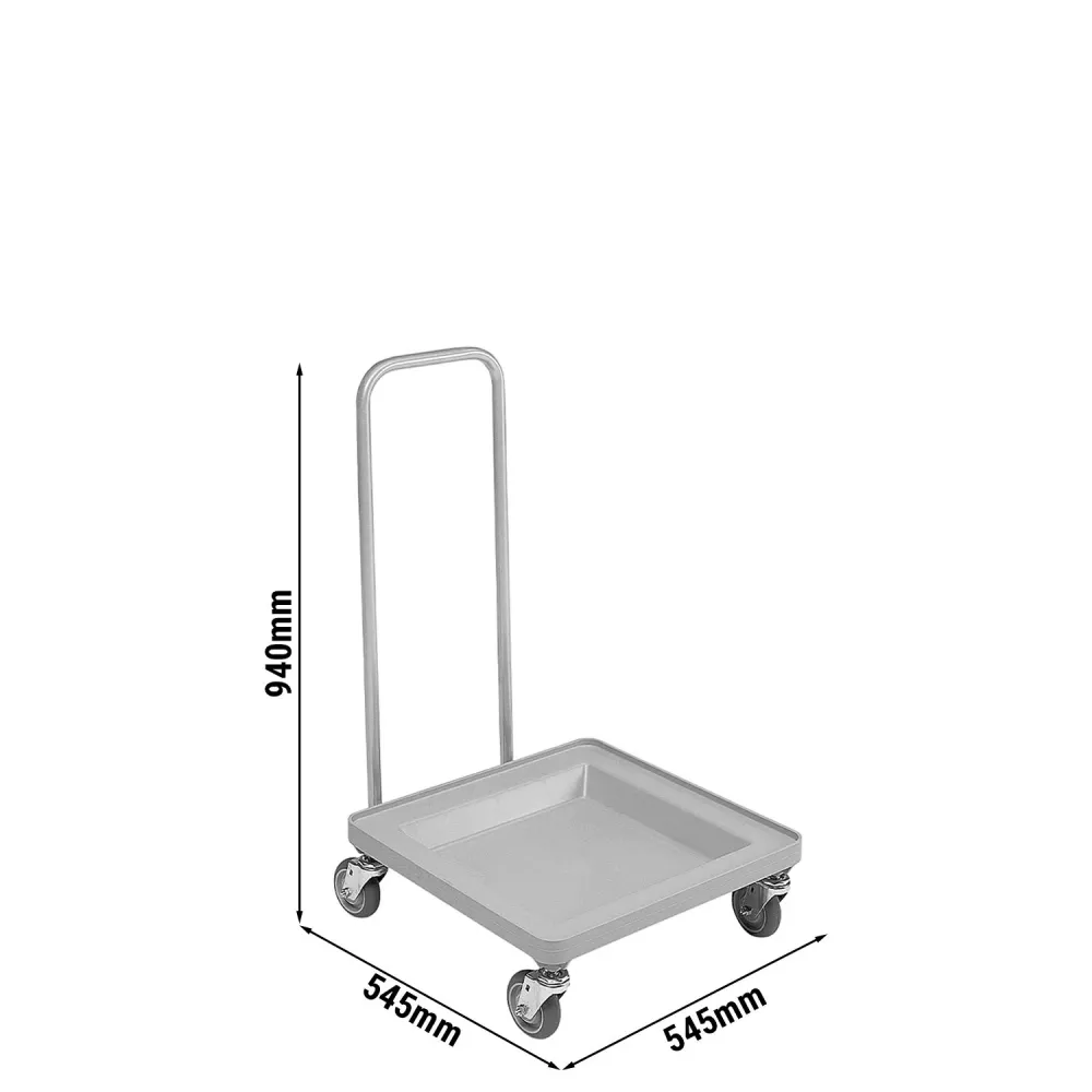 CAMBRO | CAMDOLLY® - Транспортна количка с дръжка - Сива