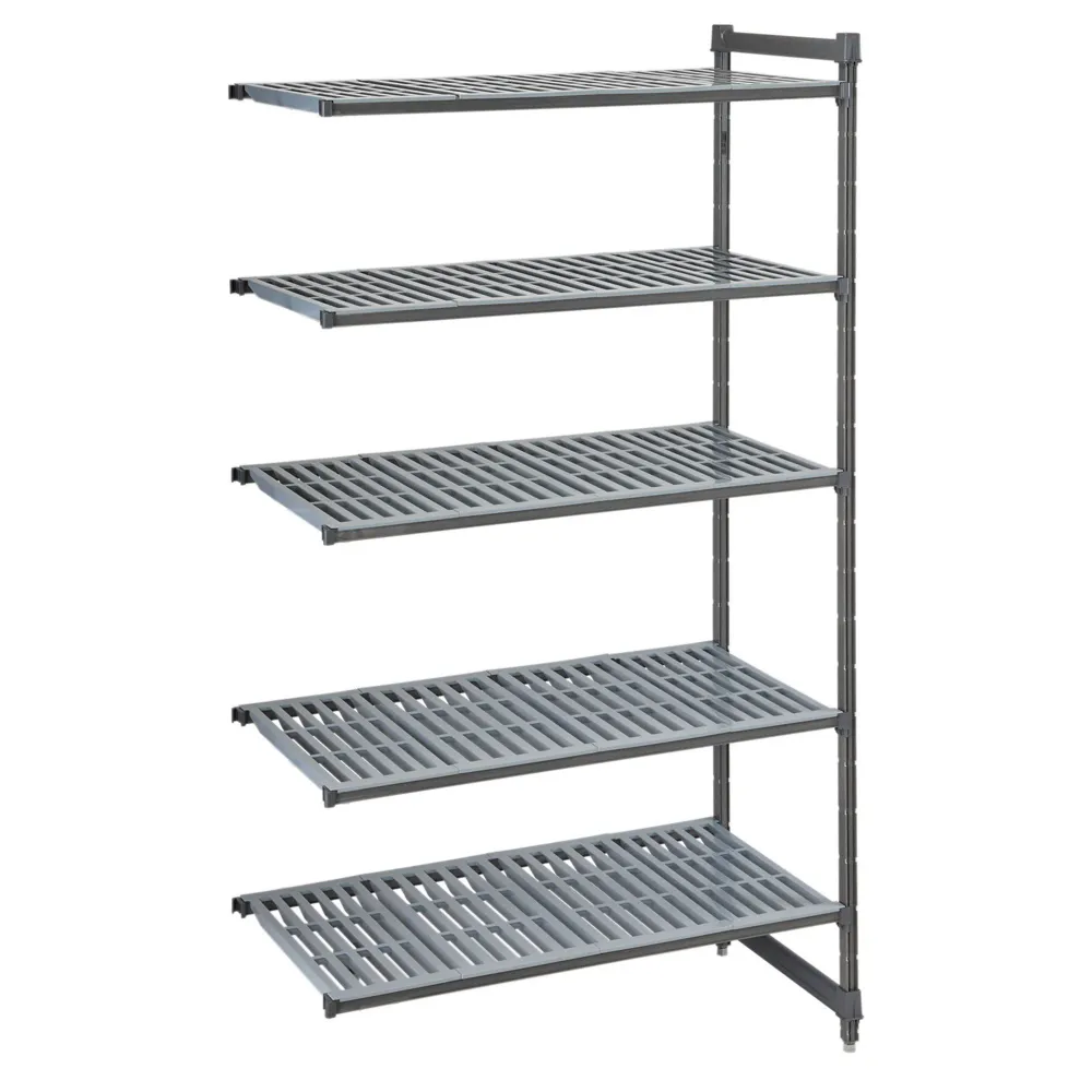CAMBRO | Camshelving® - Basics Plus - Допълнителни рафтове - 1023 мм - с 5 рафта с прорези