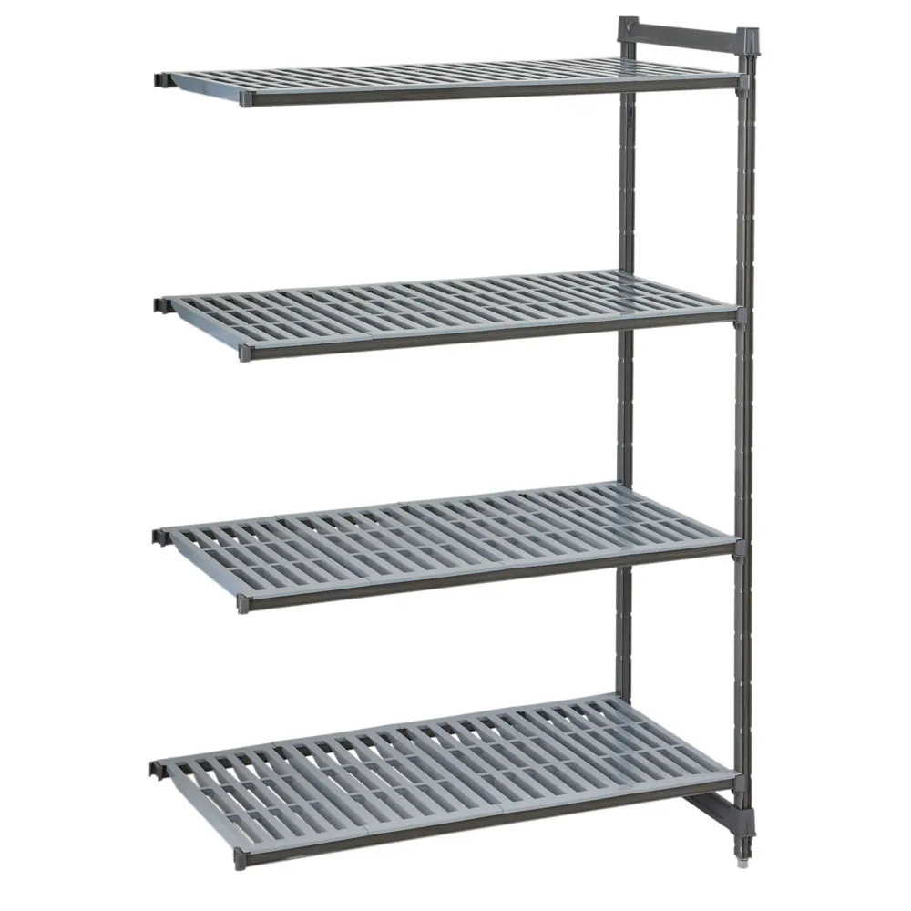 CAMBRO | Camshelving® - Basics Plus - Допълнителни рафтове - 1023 мм - с 4 рафта с прорези