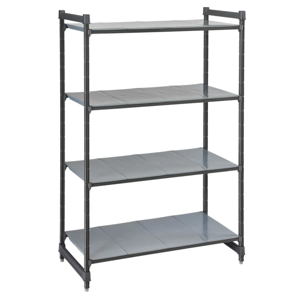 CAMBRO | Camshelving® - Basics Plus - Основен стелаж - 1220 мм - с 4 затворени рафта