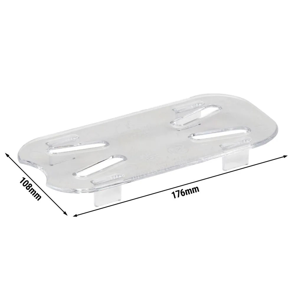 (6 броя) CAMBRO | Camview® - Кополимерна цедка за капки GN 1/9 - прозрачна - без съдържание на BPA
