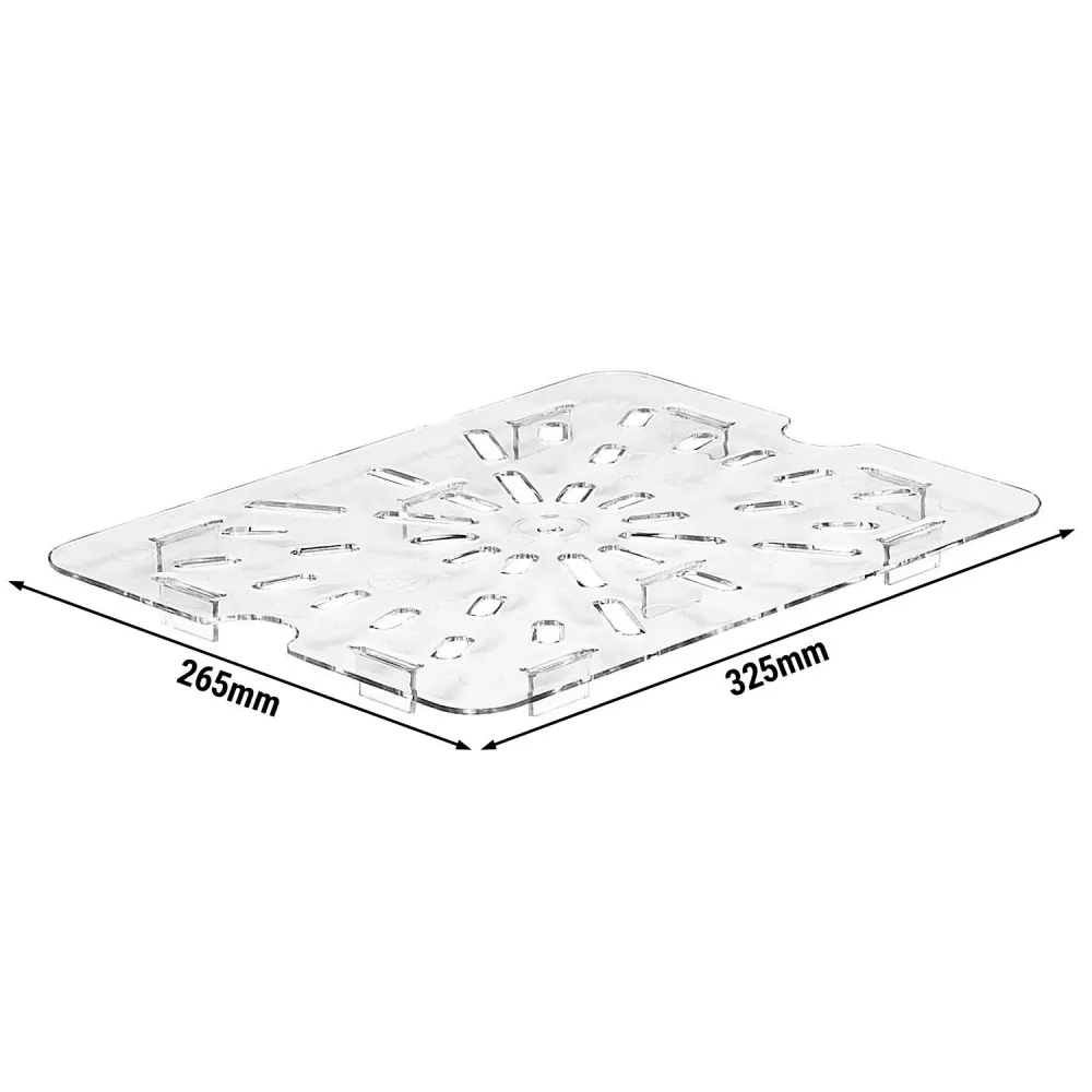 (6 броя) CAMBRO | Camview® - Кополимерна тавичка за капчици 1/2 - прозрачна - без BPA