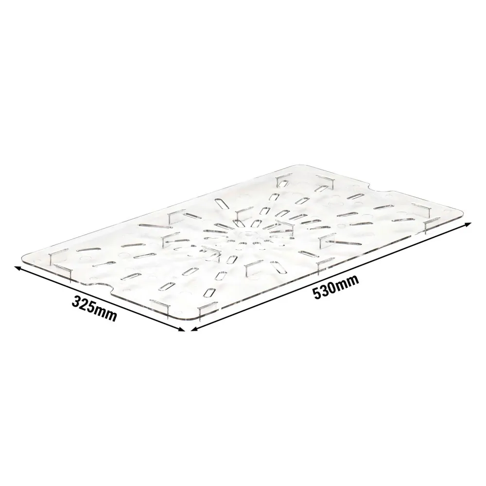 (6 броя) CAMBRO | Camview® - Кополимерна тавичка за капчици GN 1/1 - прозрачна - без BPA