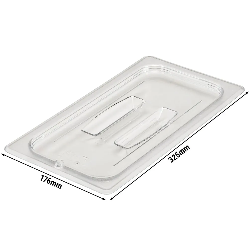 (6 броя) CAMBRO | Camview® - Кополимерен GN капак 1/3 - с дръжка - прозрачен - без BPA