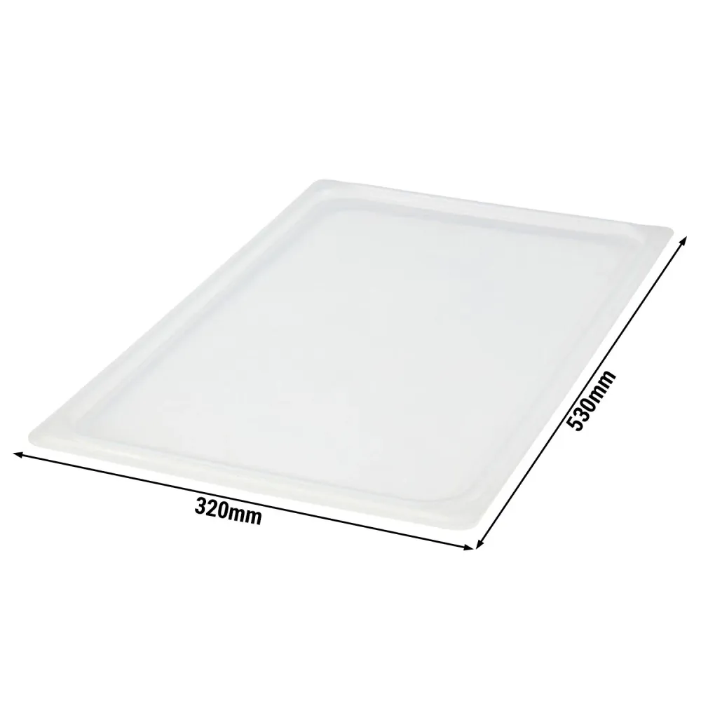 (6 броя) CAMBRO | Camwear® полипропиленов капак GN 1/1 - херметичен - млечен