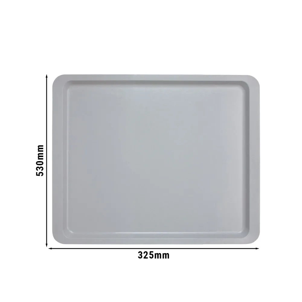 (12 броя) CAMBRO | Полиестерна табла Lite - GN 1/2 - заравнени ръбове - светлосива
