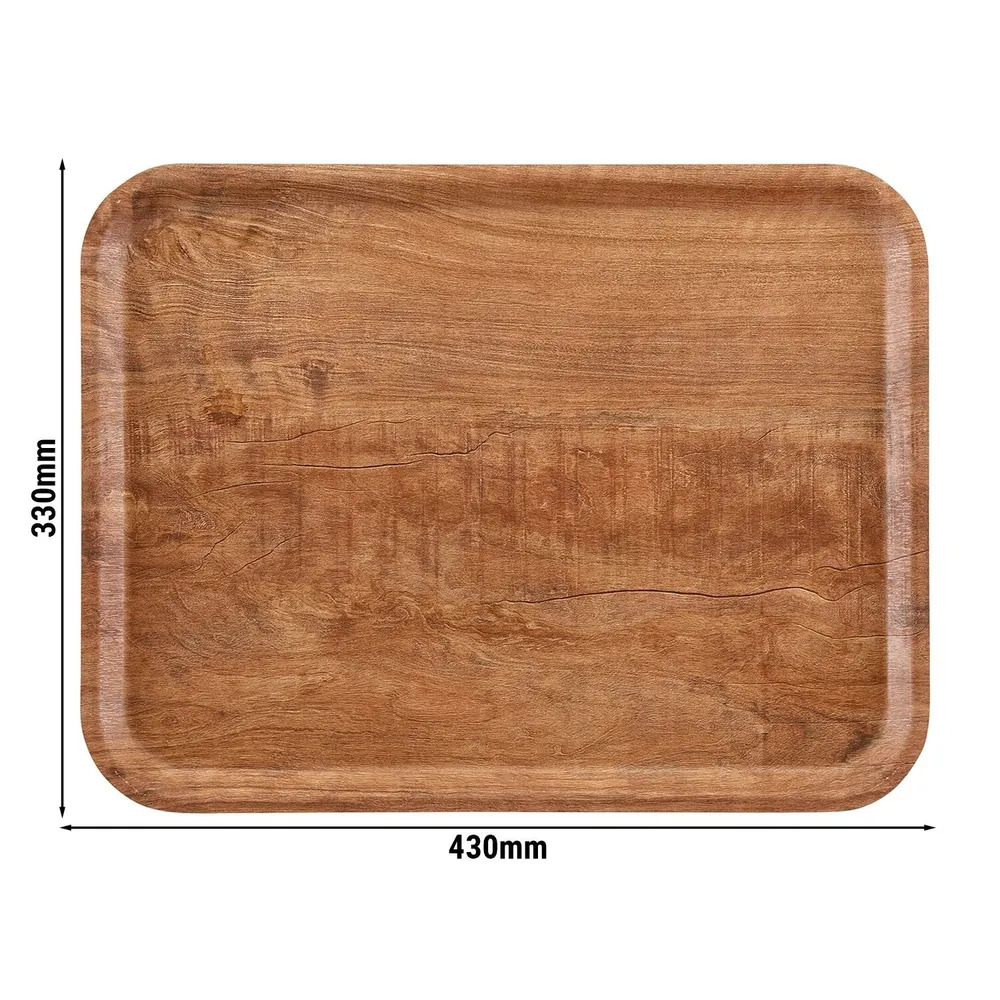 (24 броя) CAMBRO | MADEIRA - Табла от ламинат - правоъгълна - 330x430mm - дървесен вид - кафява маслина