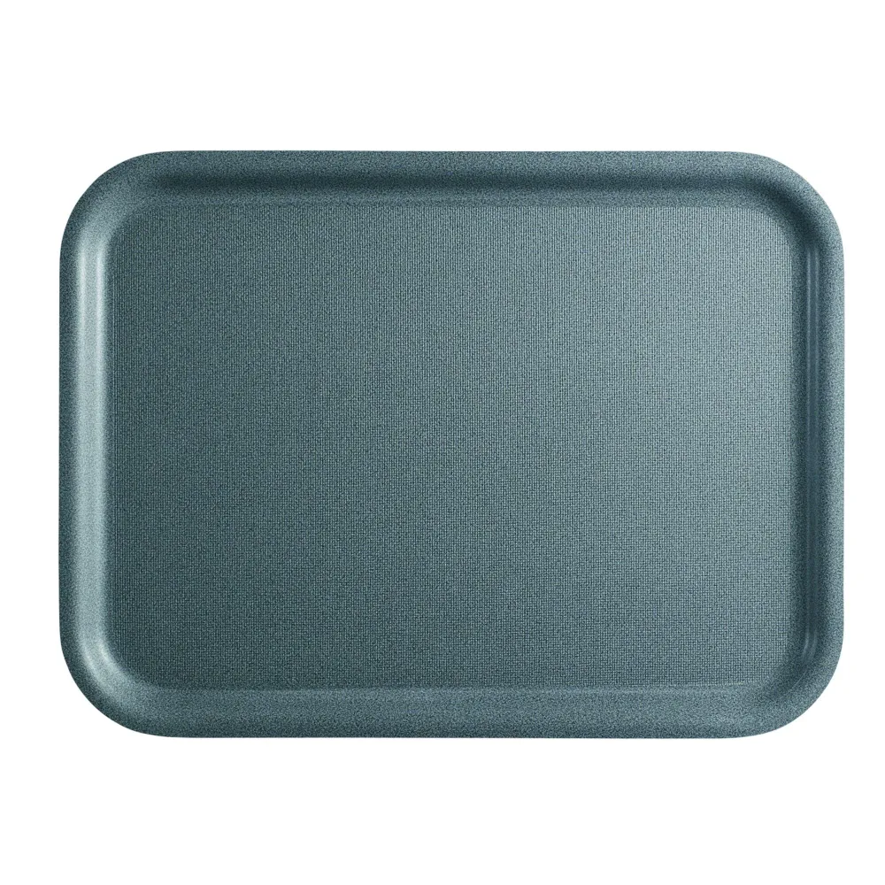 (24 броя) CAMBRO | MYKONOS - Ламиниран поднос - 330x430mm - Въглен Гранит