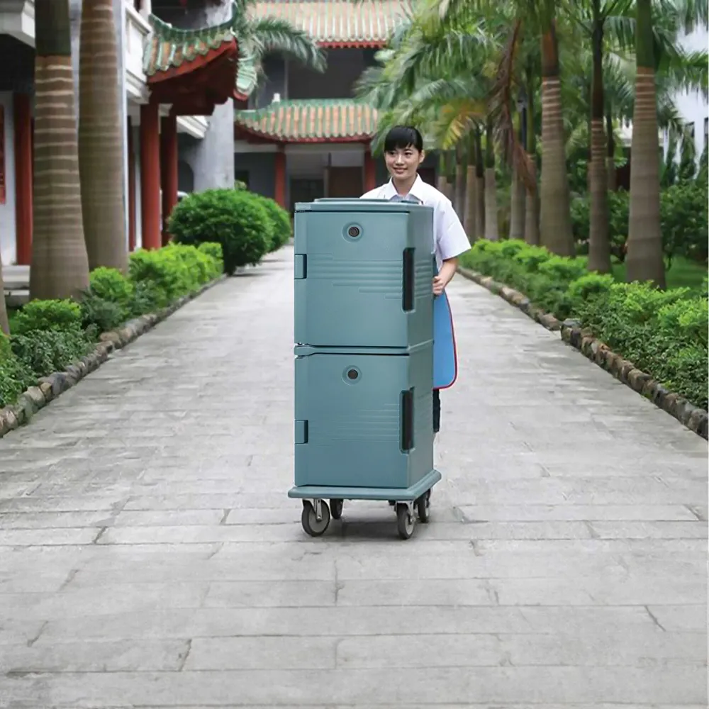 Cambro | ULTRA CAMCARTS® - Термоконтейнер за 8x GN 1/1 контейнери - шистово синьо