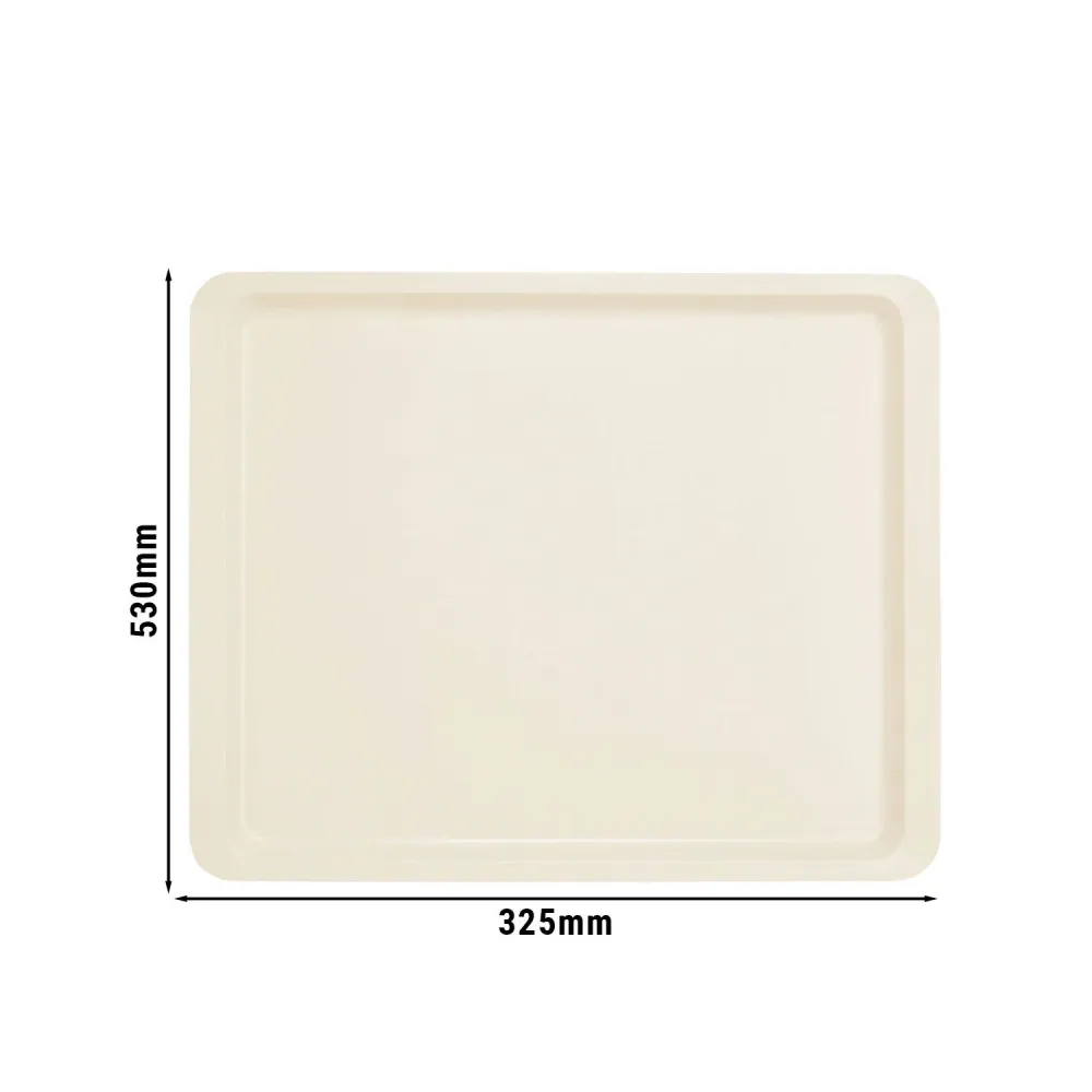 (12 броя) CAMBRO | Полиестерна табла Versa - GN 1/2 - заравнени ръбове - перлено бяла