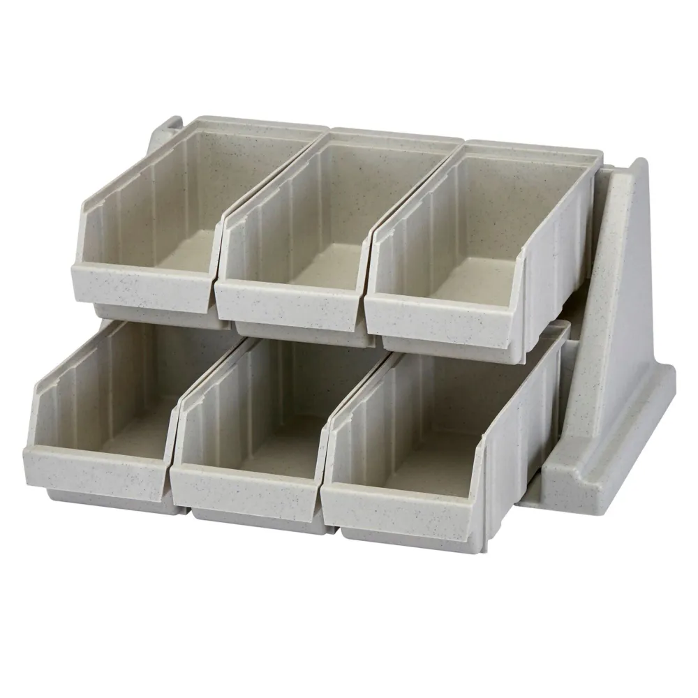 CAMBRO | Органайзер Versa - малък рафт с 6 кошници - 511x488mm - сив на петна