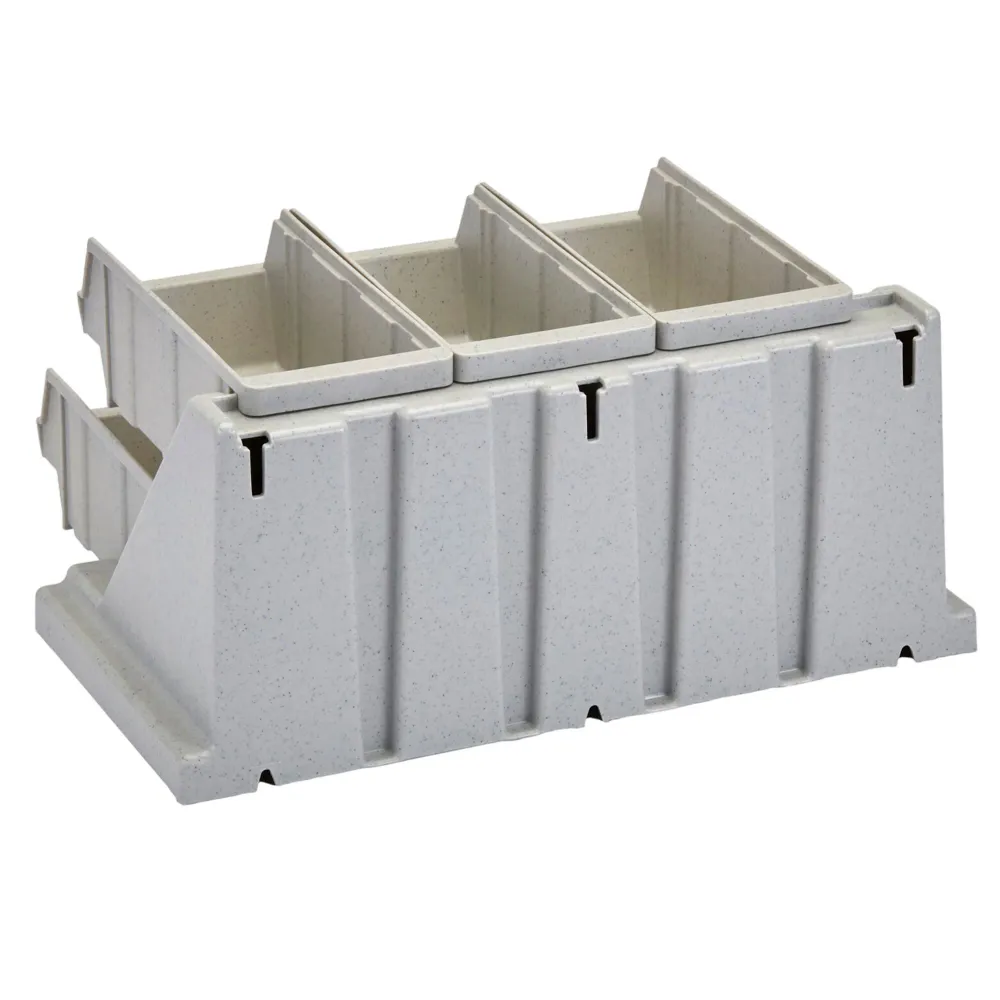 CAMBRO | Органайзер Versa - малък рафт с 6 кошници - 511x488mm - сив на петна