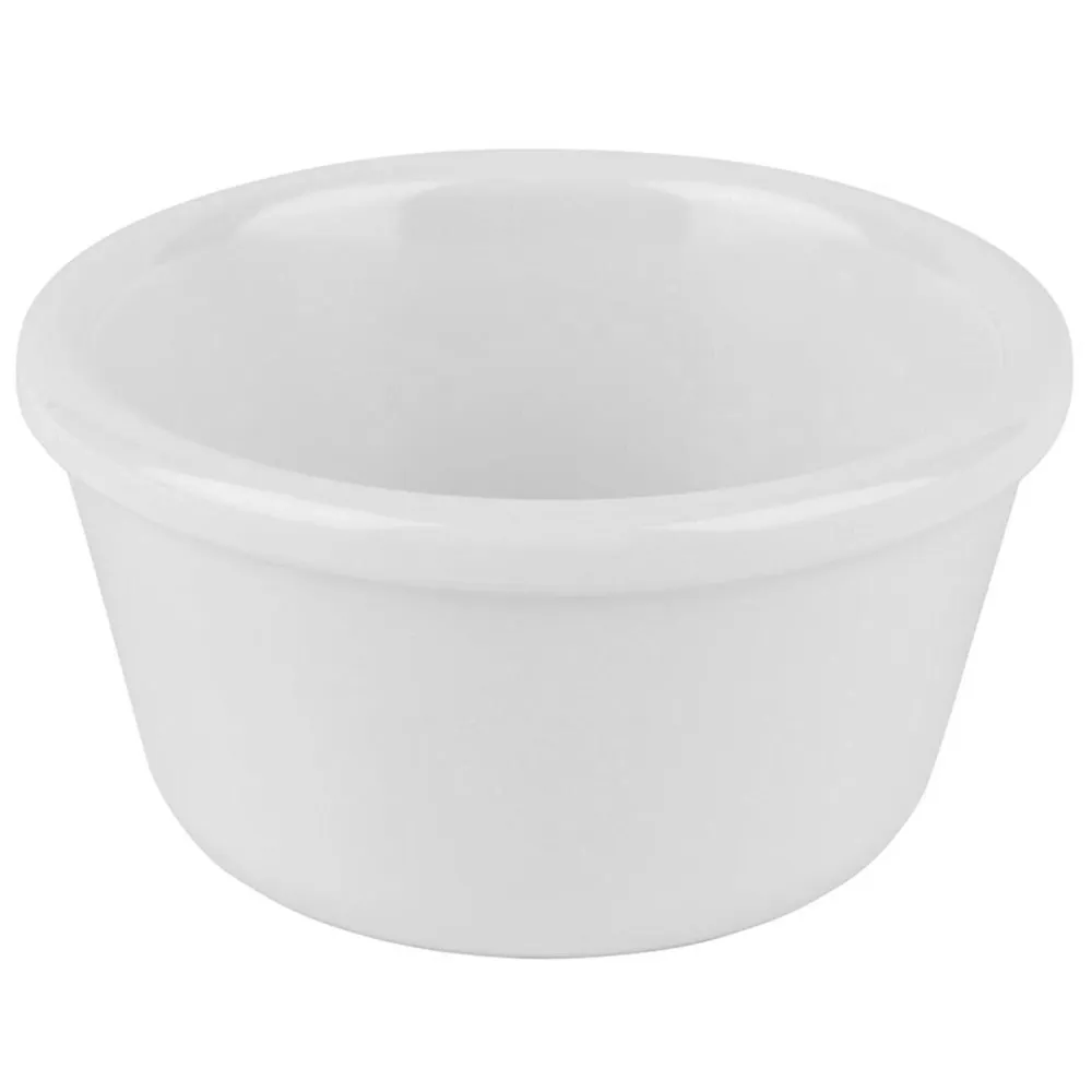 (24 бр.) Купички за сос - CASUAL - Меламин - 120ml - кръгла - Ø85mm - Бял