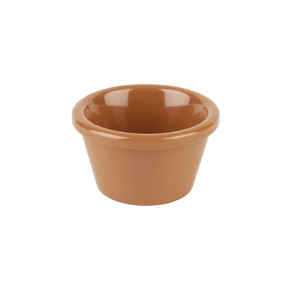 (24 бр.) Купички за сос - CASUAL - Меламин - 40ml - кръгла - Ø60mm - Теракота