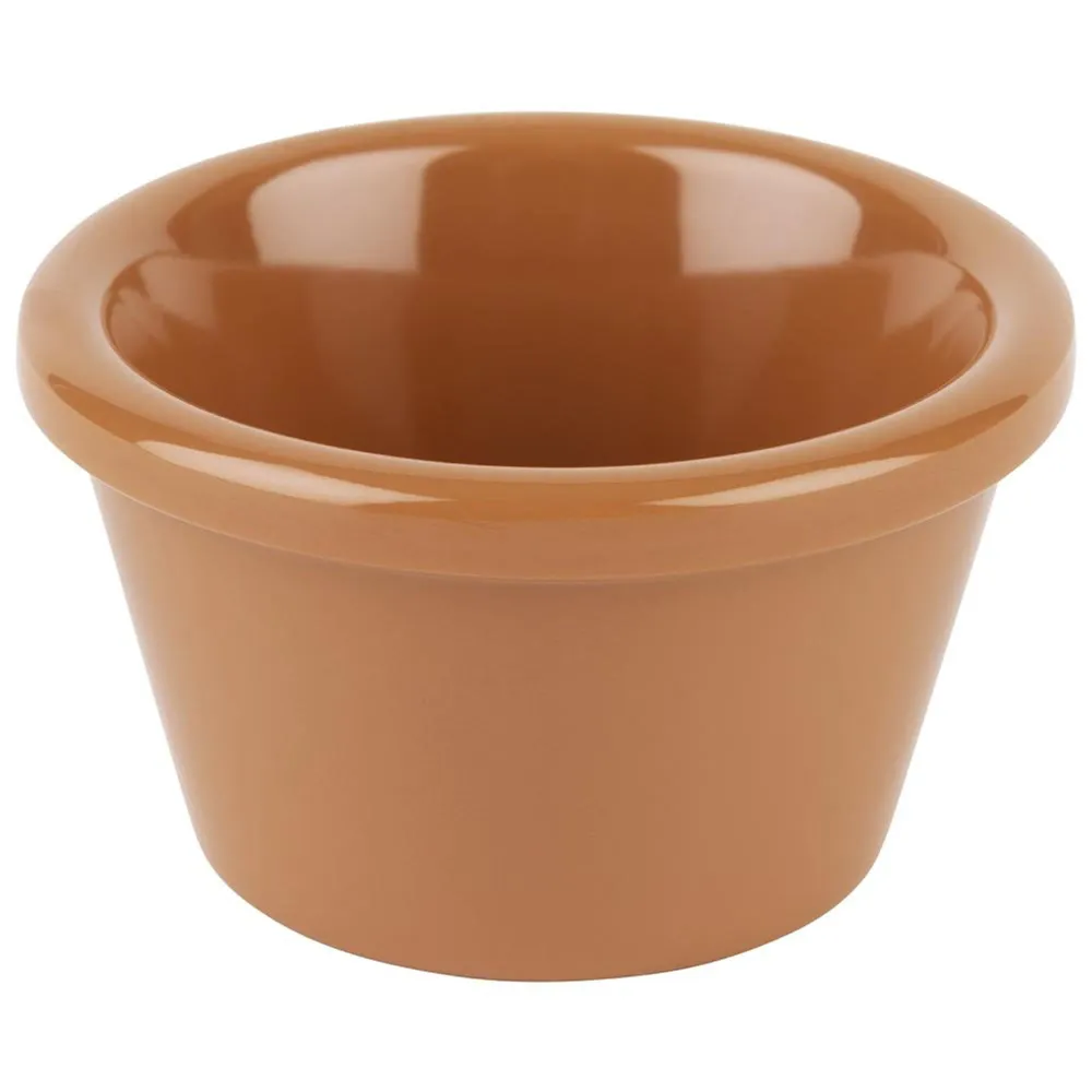 (24 бр.) Купички за сос - CASUAL - Меламин - 40ml - кръгла - Ø60mm - Теракота