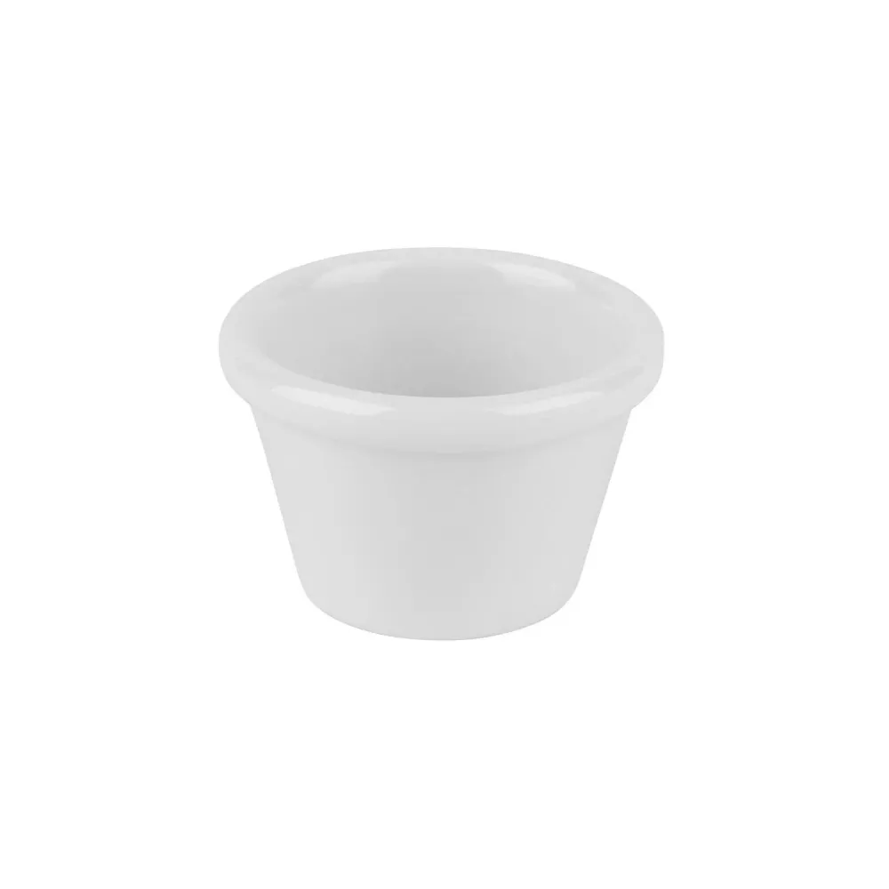 (24 бр.) Купички за сос - CASUAL - Меламин - 50ml - кръгла - Ø60mm - Бял