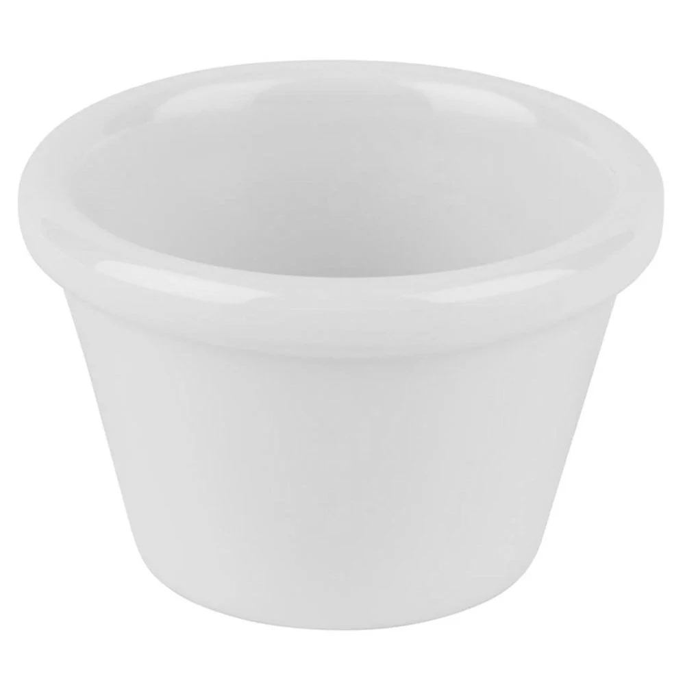 (24 бр.) Купички за сос - CASUAL - Меламин - 50ml - кръгла - Ø60mm - Бял