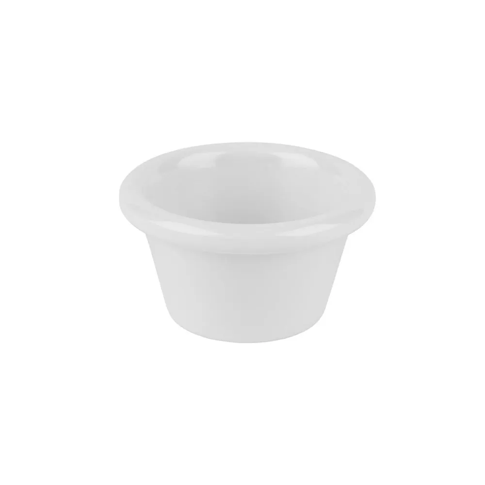 (24 бр.) Купички за сос - CASUAL - Меламин - 80ml - кръгла - Ø80mm - Бял