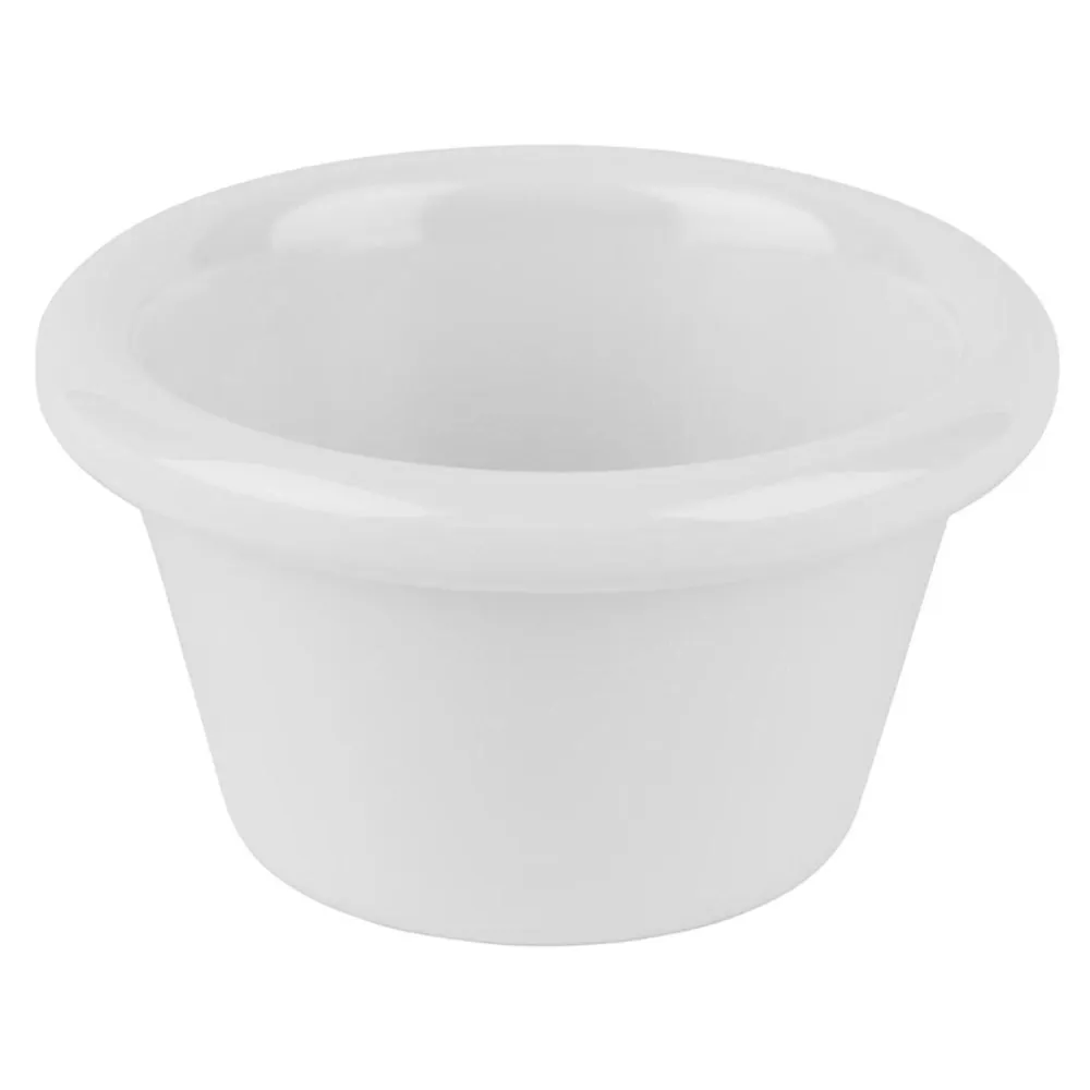 (24 бр.) Купички за сос - CASUAL - Меламин - 80ml - кръгла - Ø80mm - Бял