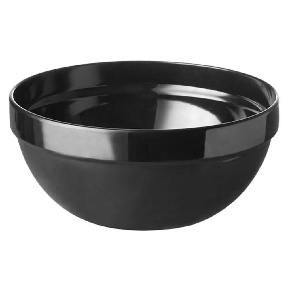 (6 бр.) Купичка - CASUAL MAXI - Меламин - 250ml - Ø 120mm - Дълбочина: 55mm - Черно