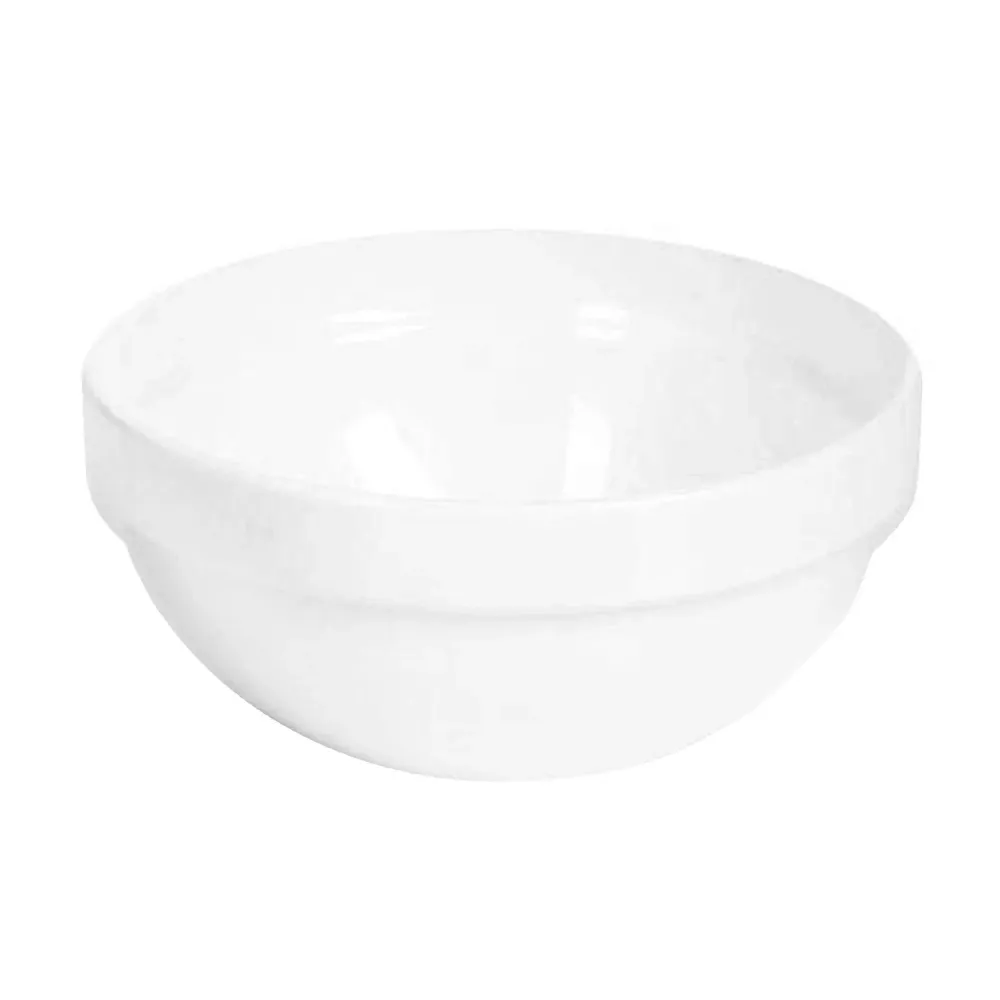 (6 бр.) Купа - CASUAL MAXI - Меламин - 2.5L - Ø 230mm - Дълбочина: 105mm - Бяло