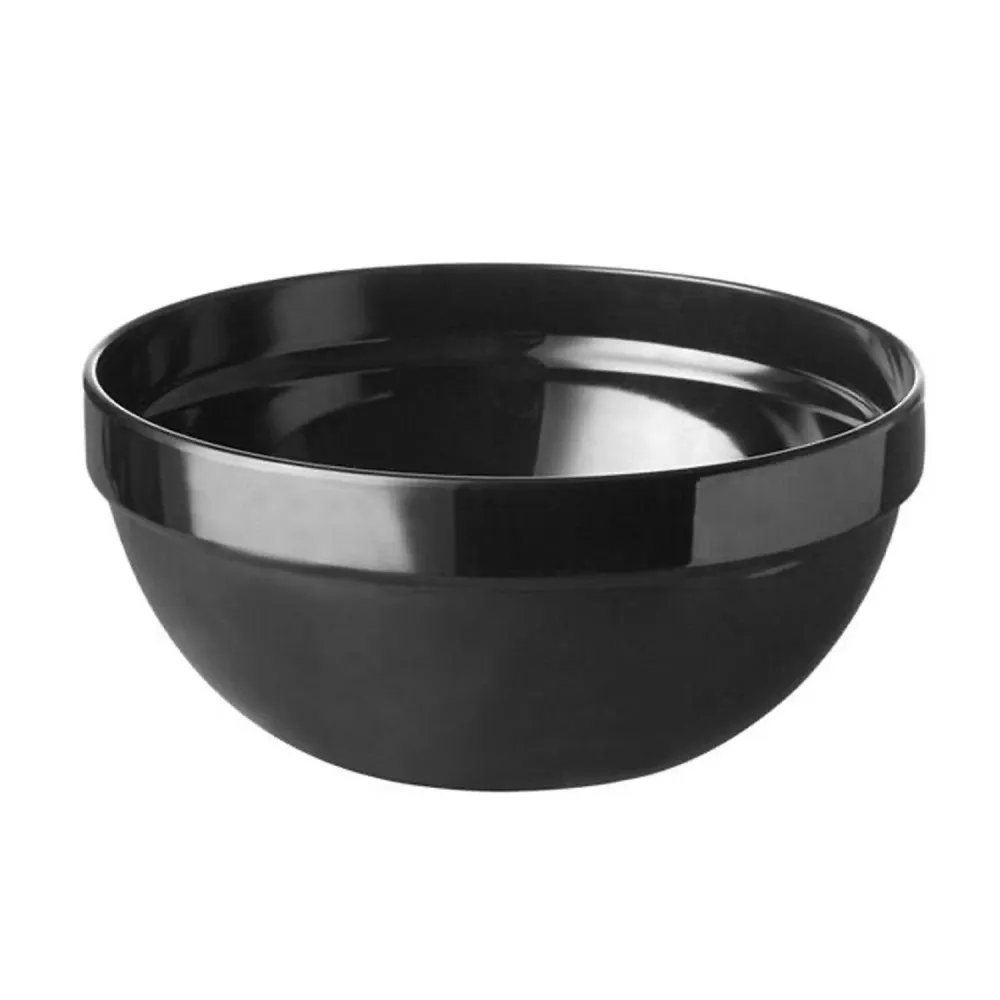 (6 бр.) Купа - CASUAL MAXI - Меламин - 2.5L - Ø 230mm - Дълбочина: 105mm - Черно
