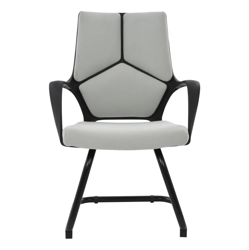 Посетителски стол CENTRIC сив-черен цвят 64x60x94,5см.