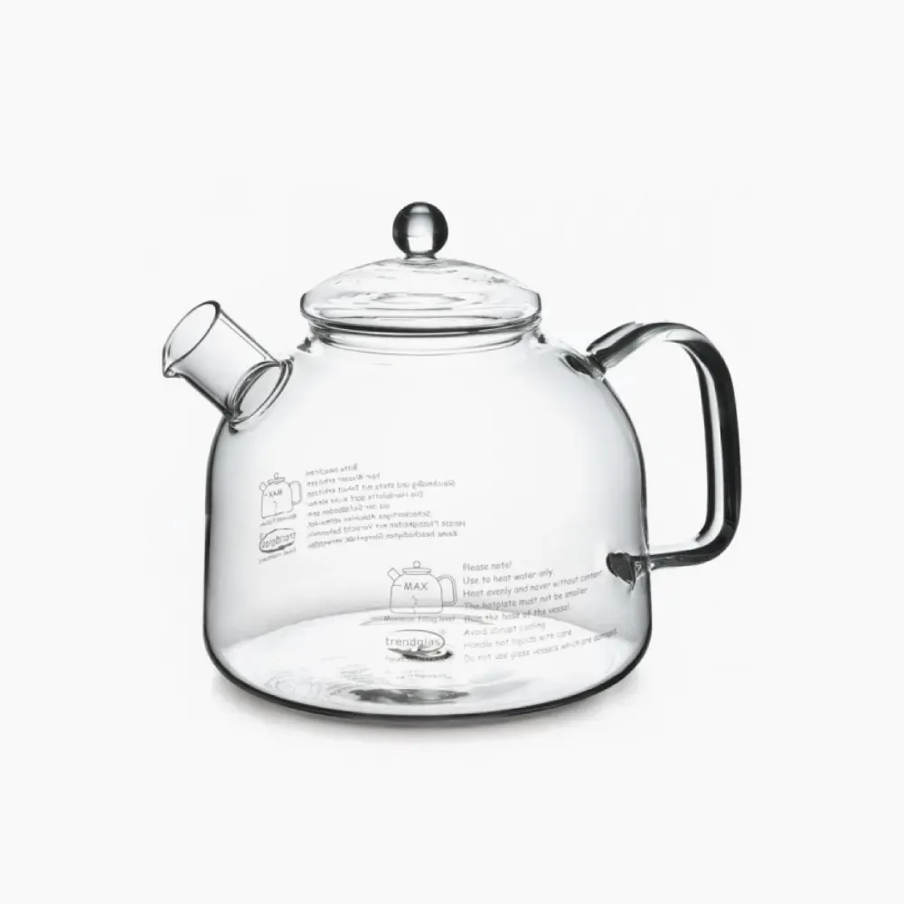 Чайник от йенско стъкло Classic 1.75 със стъклен капак – Trendglas Jena