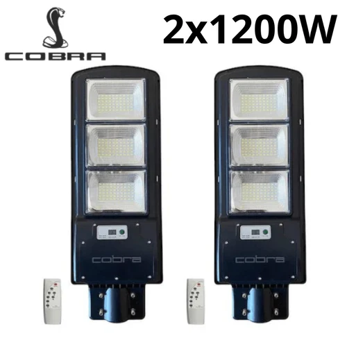 Соларна лампа cobra 1200W 2бр.