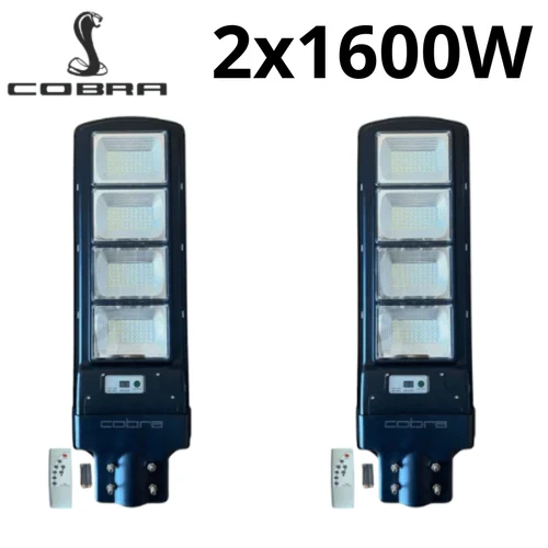 Соларна лампа cobra 1600W 2бр.