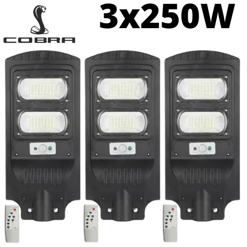 Соларна лампа cobra 250w 3бр