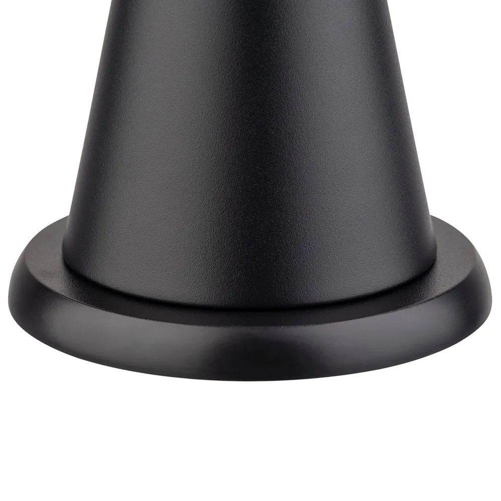 (4 бр.) Настолна лампа - CONE - 3-степенно димиране - Ø130mm - Черно