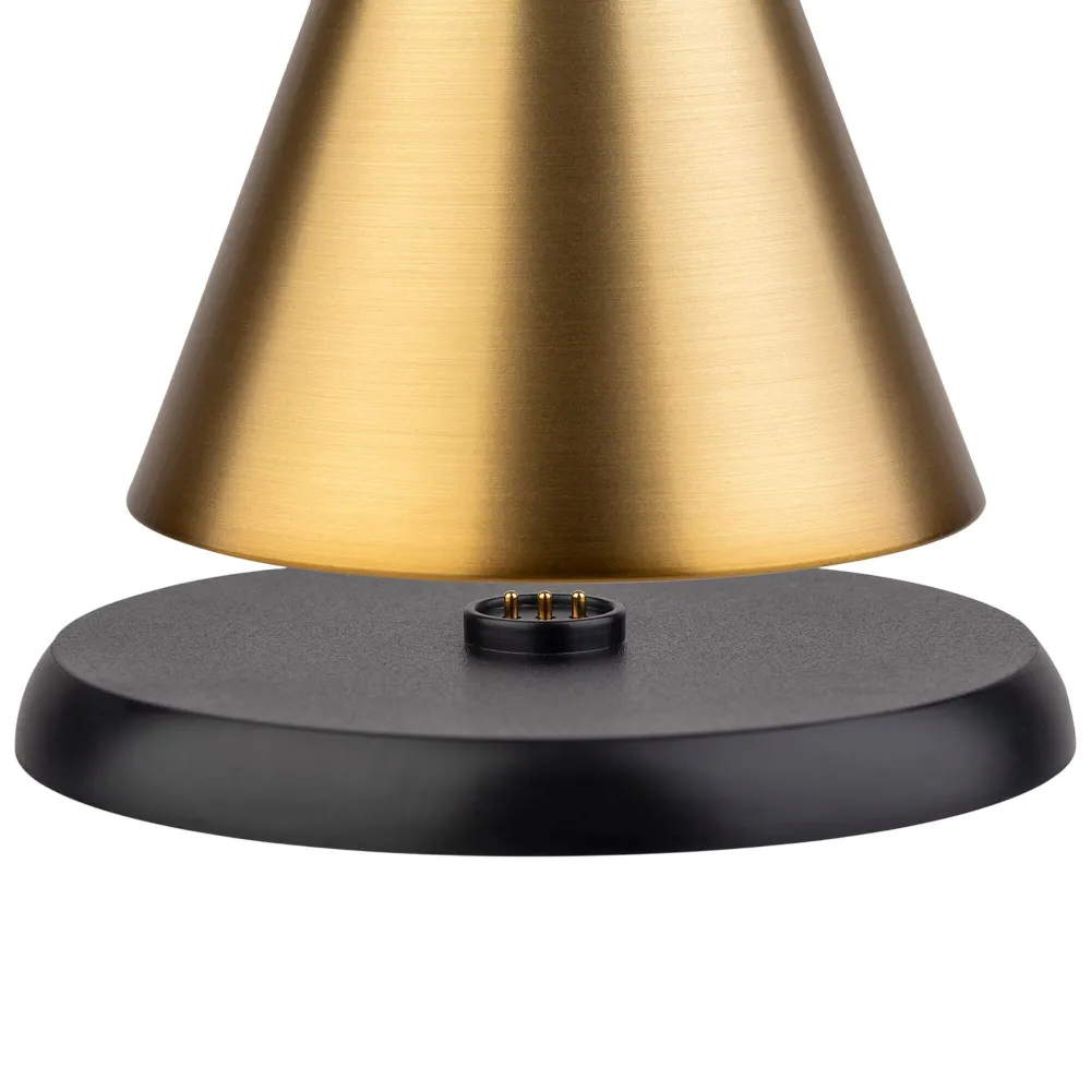 (4 бр.) Настолна лампа - CONE Мини - 3-степенно димиране - Ø130mm - Златисто