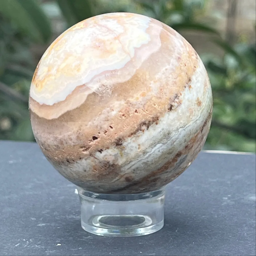 Модел Crazy Lace Agate Sphere 3