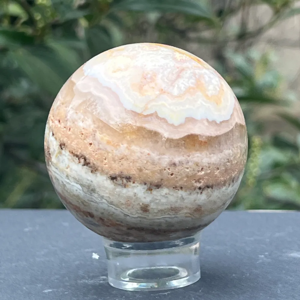 Модел Crazy Lace Agate Sphere 3