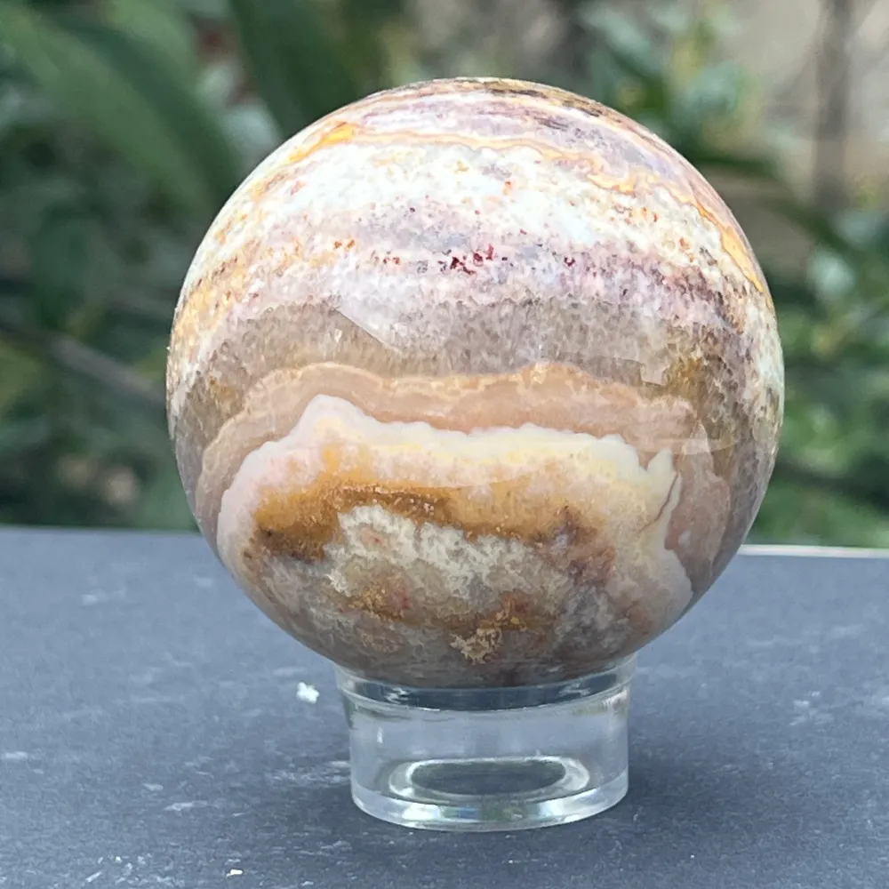 Модел Crazy Lace Agate Sphere 3