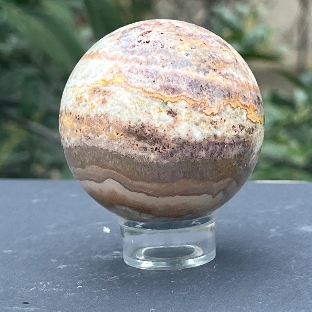 Модел Crazy Lace Agate Sphere 3