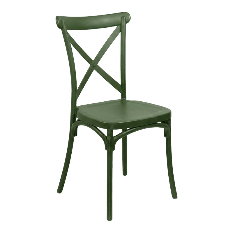 Стифиращ се стол CROSSIE pp в тъмнозелен нюанс 38x46.5x82см